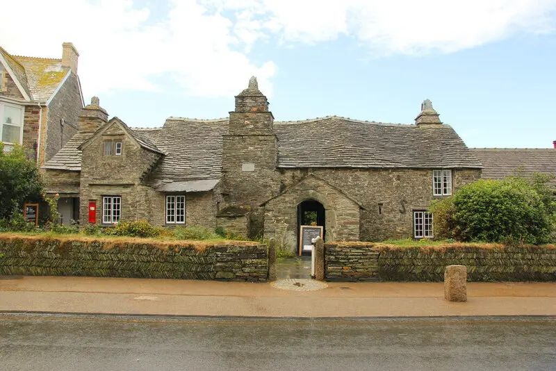 Tintagel Old Post Office, with its wavy slate roof and stone walls